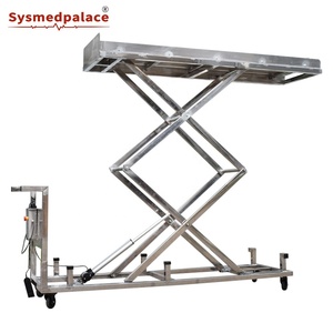 Carretilla para cadáveres lista para enviar, proveedor de elevador de tijera con pilas - Product Image 4