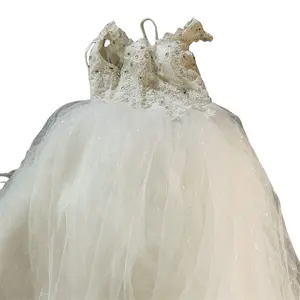 Usine directe en gros dames robes de mariée femme robe de bal robe de mariée vintage balles de vêtements d'occasion