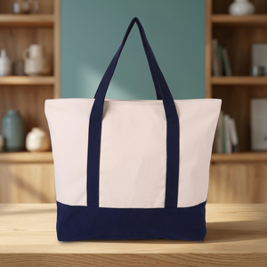 Sac en coton réutilisable, écologique, de haute qualité et élégant, 12 oz, coton teint, 360 GSM, design tendance, durable, utilisation promotionnelle, tout usage - Product Image 5