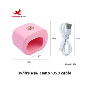 Secador de Uñas Inalámbrico Recargable, Herramienta de Uñas, Precio Bajo, Venta al por Mayor, Novedad, Secado Rápido de 16w 45S, Lámpara de Uñas UV LED Rosa - Product Image 6
