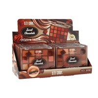 Nouvelle palette de fards à paupières mats et chatoyants SFR, tons terreux à faible saturation, nuances chocolat, maquillage multicolore 14g, certifié Zhejiang
