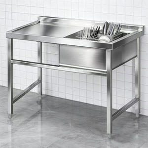 Chujuren Équipement <span class=keywords><strong>de</strong></span> <span class=keywords><strong>cuisine</strong></span> professionnel <span class=keywords><strong>de</strong></span> haute qualité <span class=keywords><strong>Plan</strong></span> <span class=keywords><strong>de</strong></span> <span class=keywords><strong>travail</strong></span> en acier inoxydable Finition polie Capacité <span class=keywords><strong>de</strong></span> charge <span class=keywords><strong>de</strong></span> 300 kg/ Facile à utiliser - Product Image 1