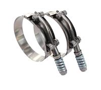 Collier de serrage à boulon en T robuste de 3,5 po, à tension constante et auto-ajustable, en acier inoxydable à ressort, 95 mm - 103 mm
