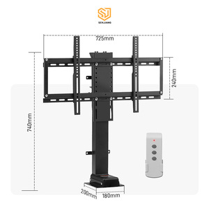 <span class=keywords><strong>Soporte</strong></span> <span class=keywords><strong>Motorizado</strong></span> para <span class=keywords><strong>TV</strong></span> con Control Remoto, Ajustable en Altura, <span class=keywords><strong>Oculto</strong></span> en el <span class=keywords><strong>Techo</strong></span>, para <span class=keywords><strong>TV</strong></span> de 32-70 Pulgadas - Product Image 2