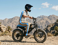 Vélo électrique Qlife Us Stock à double moteur, pneus larges, 750W, 52V 20A, tout-terrain, pour hommes et adultes, batterie au lithium, livraison directe