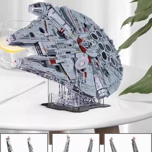 Blocs de construction surdimensionnés de luxe <span class=keywords><strong>Millennium</strong></span> Falcon, édition exquise, briques d'assemblage pour exposition, cadeau - Product Image 2