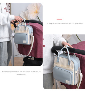 Bán Buôn Mới Nhất Sang Trọng Mẹ Túi Đa Chức Năng Du Lịch Ba Lô Thời Trang Túi Xách Công Suất Lớn Không Thấm Nước Tã Túi - Product Image 3