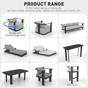 Moderne Outdoor-Sonnenliegen Poolmöbel Sonnenliege Strandliege Hotel-Poolliege Outdoor-Daybed Resort-Poolliege - Product Image 2