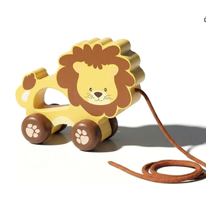 Juguete de Cocodrilo de <span class=keywords><strong>Madera</strong></span> para Arrastrar, Juguete de Desarrollo para Niños y Niñas, Regalo de Cumpleaños - Product Image 2