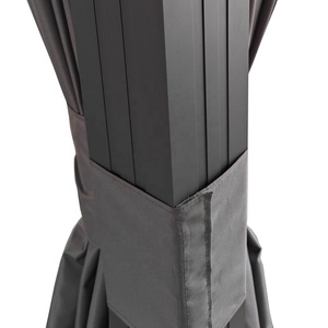 10x12ft cứng mềm bằng chứng tùy chỉnh cấu trúc bóng râm ngoài trời sân vườn bằng gỗ nhôm kim loại gazebos gian hàng để bán - Product Image 4