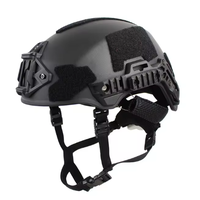 Casque tactique Wendy EX de protection de sécurité extérieure en ABS de 7mm d'épaisseur avec rails Wendy 3.0 et coussinets en mousse à mémoire de forme