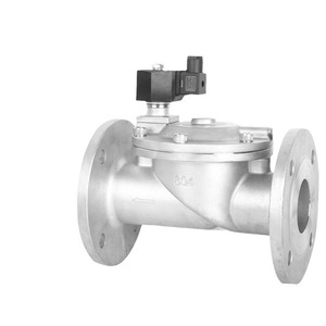 Válvula Solenoide de Acero Inoxidable con Brida de 3 Pulgadas, Normalmente Cerrada, para Control de Agua y Aire, Uso Industrial, Impermeable - Product Image 2