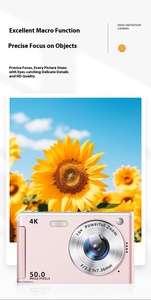 Alta Definição 48 Milhões de Pixel <span class=keywords><strong>Kids</strong></span> Digital Mini DSLR Toy <span class=keywords><strong>Camera</strong></span> Profissional 4K com CMOS Imaging Sensor - Product Image 4