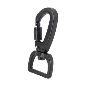 Pet döner köpek tasma için kendinden kilitleme fonksiyonu toka <span class=keywords><strong>Metal</strong></span> karabina ile maliyet etkin çinko alaşımı köpek tasması döner yaylı kanca - Product Image 6