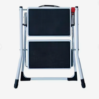 Xinxing 2025 Nouveau Style Échelle en Acier Moderne Capacité de Charge 300kg Échelle Pliante Portable pour Supermarché, Salle de Bain, Extérieur, Escalier