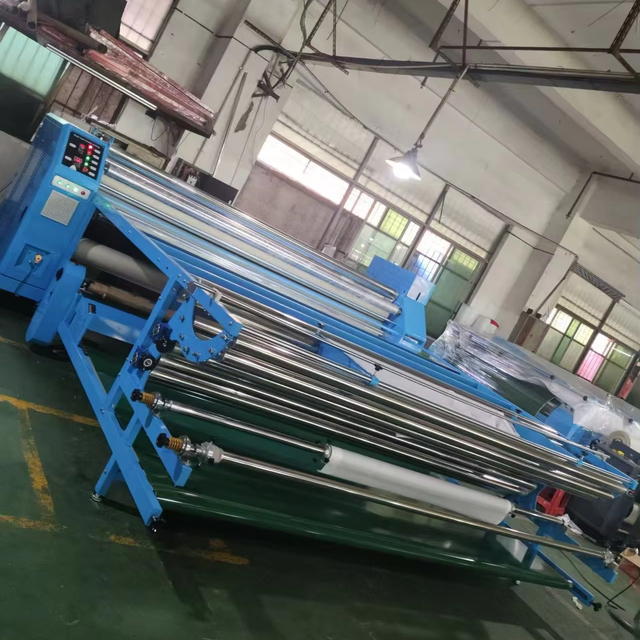 A Large Format 3.2M Width  Roller Calender Oil Sublimation Transfer Printing Machine for Fabric Textile Heat Press Machine