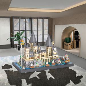 Ensemble de blocs de construction DIY Lele Brother Château magique médiéval Maison Grand modèle en plastique ABS Jouet en boîte Personnage d'anime Nouveaux jouets - Product Image 1