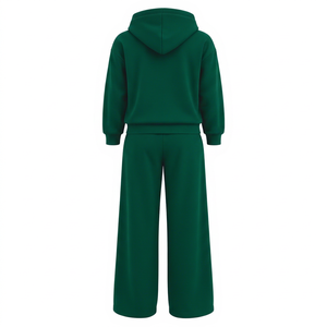Ensemble de survêtement unisexe personnalisé : sweat à capuche et pantalon de jogging assorti – Vente en gros - Product Image 2
