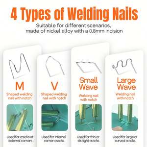 YIHUA 960-V85 Outil de réparation de pare-chocs automobile pour fissures <span class=keywords><strong>Kit</strong></span> de soudage plastique PVC portable avec agrafeuses chaudes - Product Image 4