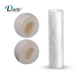 Filtros de cartucho de fábrica de China, cartuchos de filtro de profundidad de 20 pulgadas, PP, otros filtros de agua para el tratamiento del agua