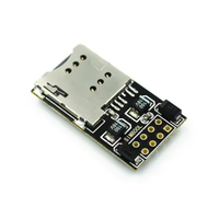 Módulo SIM800L GPRS GSM, Tarjeta Micro SIM, Placa Base, Puerto Serie TTL de Cuatro Bandas para ESP8266 ESP32