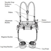 XKenHeat XKH-PGH1 Exosquelette Robot Intelligent Léger et Motorisé pour le Soutien à la Mobilité des Personnes Âgées, Conception Portable Unisexe