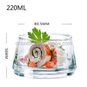 <span class=keywords><strong>Set</strong></span> di Barattoli in Vetro Impilabili a 3 Strati, 120ml 220ml 350ml, Contenitori Rotondi per Alimenti con Coperchio - Product Image 1