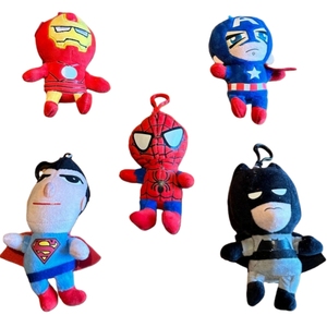 Promoción: Muñeco de peluche de 10 cm de los héroes de <span class=keywords><strong>Marvel</strong></span>, mini personaje de dibujos animados, llavero de peluche para máquina de garras - Product Image 6