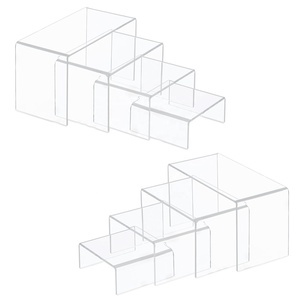 Trong suốt Acrylic món tráng miệng tự chọn Riser khách sạn sang trọng hiển thị thực phẩm đứng cho đám cưới phục vụ - Product Image 1