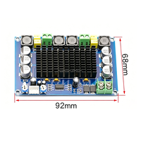 Module d'amplificateur de puissance numérique haute puissance XH-M543, carte d'amplificateur audio TPA3116D2, module d'amplificateur de classe D, double canal 2*120W