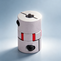 Accouplement d'arbre à mâchoires en acier, coupleur flexible à serrage avec insert en PU, connecteur d'arbre de moteur pour machine CNC
