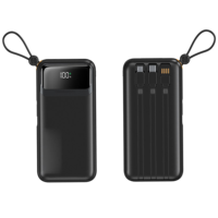 Banques d'alimentation Kitway OEM Factory 10000mAh, double port, charge rapide 22.5W, écran numérique, interface d'entrée Type-C, prise universelle