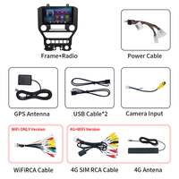 9 ''Android voiture lecteur DVD écran tactile Radio stéréo voiture Audio vidéo GPS Navigation pour Ford Mustang 2015 2016 2017 2018 ~ 2020
