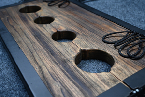 Fléau en bois haut de gamme accessoires BDSM chatouiller pied manille conditionnement formation regroupement accessoires d'ajustement cheville et poignet contraintes - Product Image 5