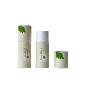 Boîte en tube de papier kraft personnalisée avec logo imprimé, emballage en tube de papier rond en carton, emballage en tube de papier à poussoir, vente en gros - Product Image 1