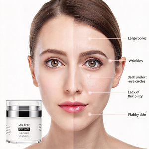 Crema Facial con Retinol y Péptidos de Colágeno, Antienvejecimiento, Iluminadora, Hidratante, Cuidado Facial Diario, Belleza de la Piel - Product Image 5