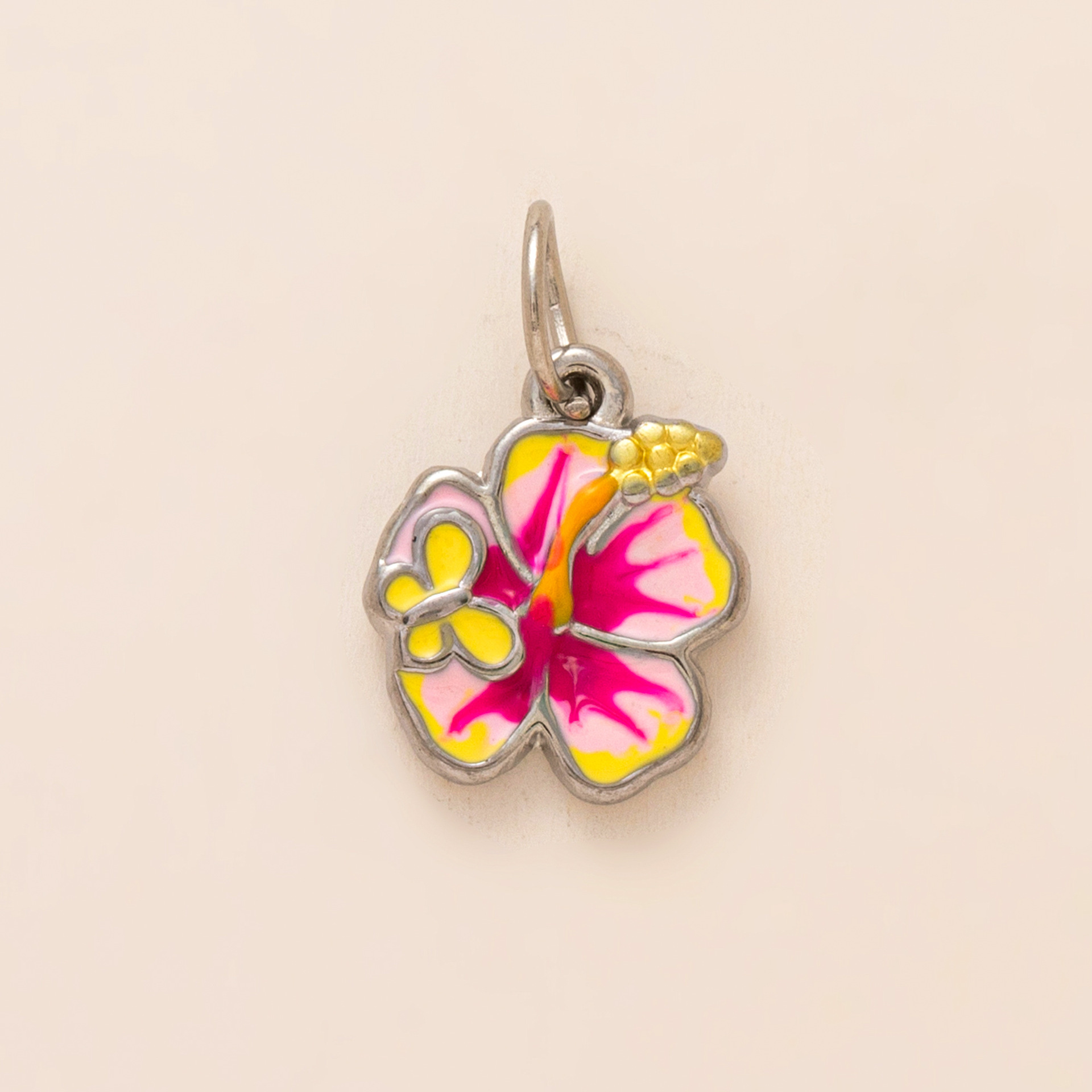 Butterfly flower pendant