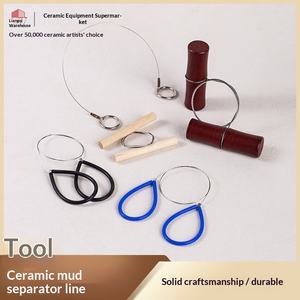 Outils <span class=keywords><strong>de</strong></span> poterie Liangqi Cang Bai Tao Hui pour la découpe <span class=keywords><strong>de</strong></span> l'<span class=keywords><strong>argile</strong></span> (Lignes droites/à ressort) – Kit créatif DIY - Product Image 3