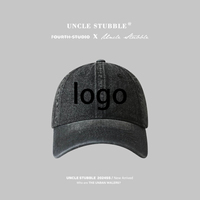 Gorra de Béisbol de Mezclilla Estilo Coreano, Versátil, de Color Sólido, para Hombre y Mujer, Protección Solar Japonesa, Lavada, Vintage, de Corona Suave, Tipo Dad Hat