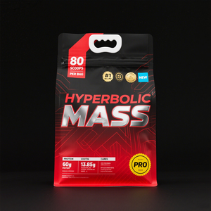 מחיר המפעל אבקת חלבון מי גבינה עמיד לחות לעמוד נרתיק אריזה 1 ק "ג 2 ק" ג 5 ק "ג 10 ק" ג שטוח כיס תחתון עם רוכסן - Product Image 5