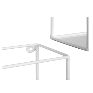 Conjunto de 3 de alambre de <span class=keywords><strong>Metal</strong></span> montado en la pared decorativos cubo colgante estantes <span class=keywords><strong>blanco</strong></span> estante de pared fotos arte <span class=keywords><strong>madera</strong></span> - Product Image 3
