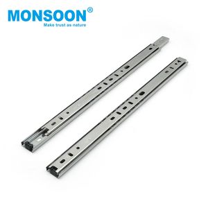 bedroom kitchen channel runner 27mm 3/4 extension telescopic side mounted ball bearing <b>drawer</b> <b>slide</b> for cabinet door - Product Image 2