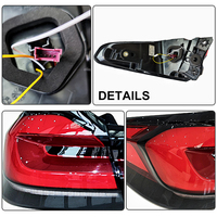 Luces Traseras LED Nuevas de Fábrica para BMW Serie 5 2018-2020, Conjunto de Faros Traseros con Lente Roja, 12V, Compatibles con G30 G38