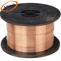 Rouleau de fil de soudage MIG MAG en acier au carbone 1.0MM AWS 5.18 ER70S-6 pour soudage MIG 15KGS