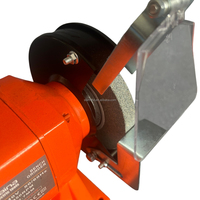 Meuleuse d'établi électrique 5 pouces 150W 150mm, moteur 2950 tr/min et protections de roue pour le meulage du métal, outil électrique d'établi