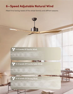 Salon salle à manger ménage 60 pouces lame en bois massif moteur <span class=keywords><strong>le</strong></span> <span class=keywords><strong>plus</strong></span> <span class=keywords><strong>silencieux</strong></span> ventilateurs de plafond en bois avec télécommande - Product Image 4