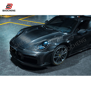 Cofano in Fibra di Carbonio per <span class=keywords><strong>Porsche</strong></span> <span class=keywords><strong>911</strong></span> 992 2020+, Copertura Paraurti Anteriore, Parti Motore, Kit Carrozzeria - Product Image 4