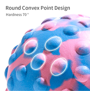 Set di palline da massaggio rosa per fitness yoga profondo muscoli della fascia - Product Image 4