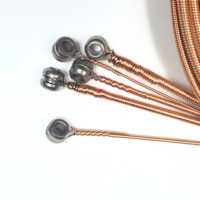 SAMHYUN 90/10 Copper Wound Steel 5 String Acoustic Bass Guitar Strings 864mm Scale Length Long Scale Bright Tone Durable OEM