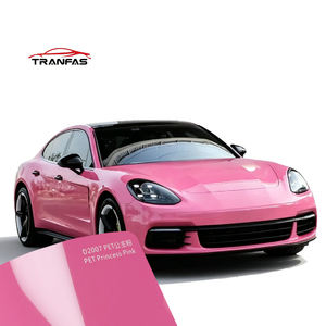 Pellicola Vinilica Premium PET Rosa <span class=keywords><strong>Principessa</strong></span> Lucida Autoriparante Antigraffio con Rilascio d'Aria per Cambio Colore Auto - Product Image 6